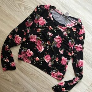 Floral crop top